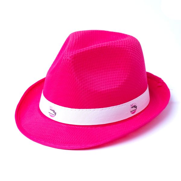 Pink and White Hats Logo Salinas de Torrevieja 
