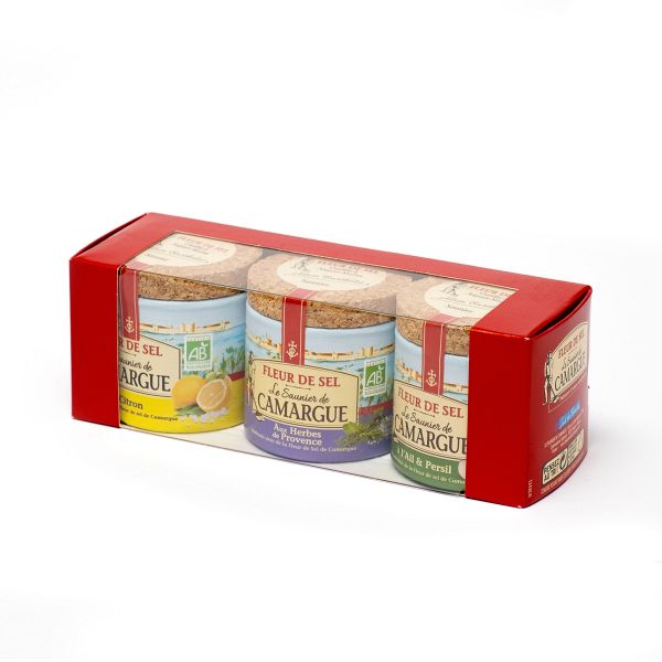 Mini 3 Camargue Flower Salt Chest 105g